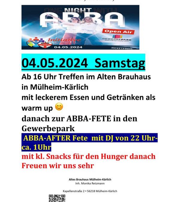 ABBA Night am 4. Mai