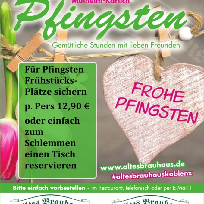 Pfingsten im Alten Brauhaus