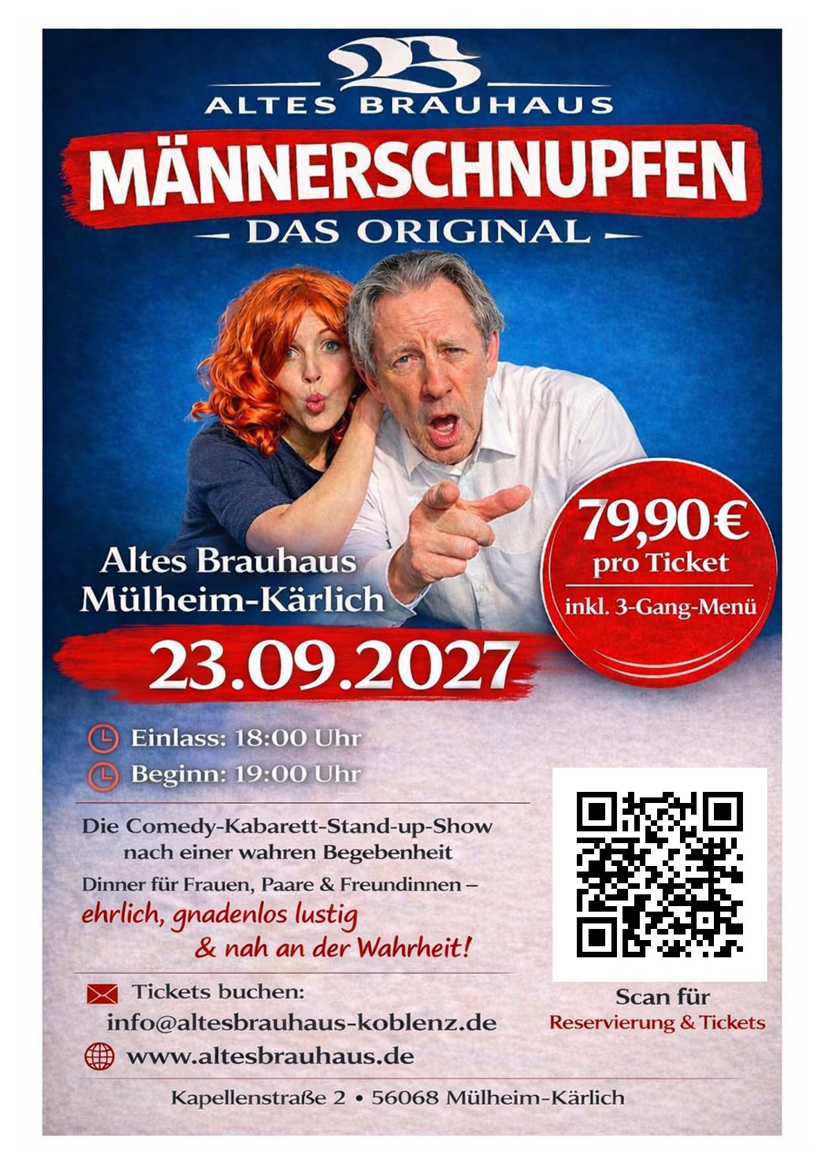 Männerschnupfen im Alten Brauhaus Mülheim-Kärlich
