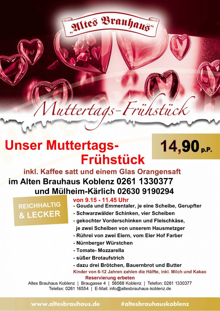 Muttertagsfrühstück