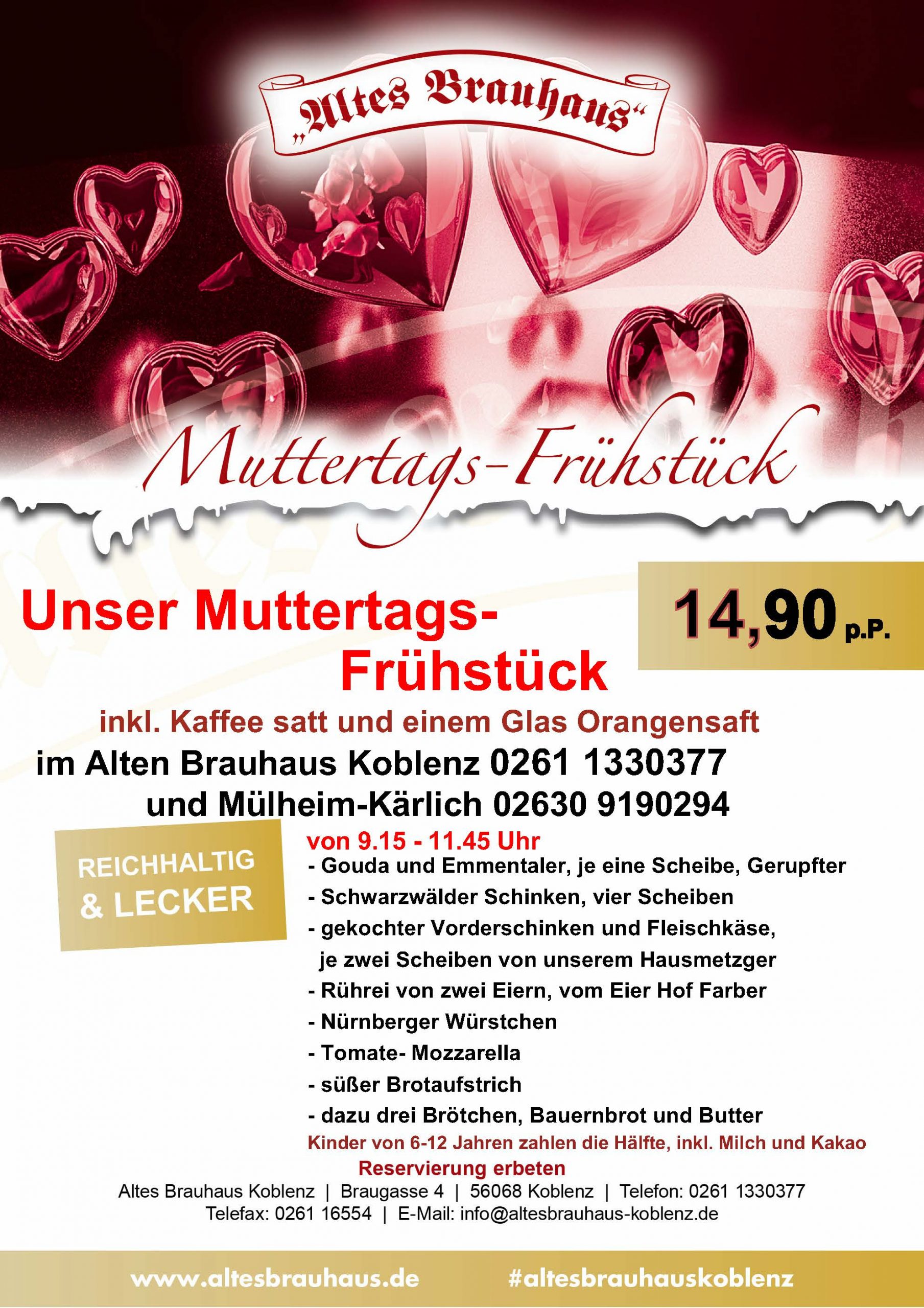 Muttertagsfrühstück