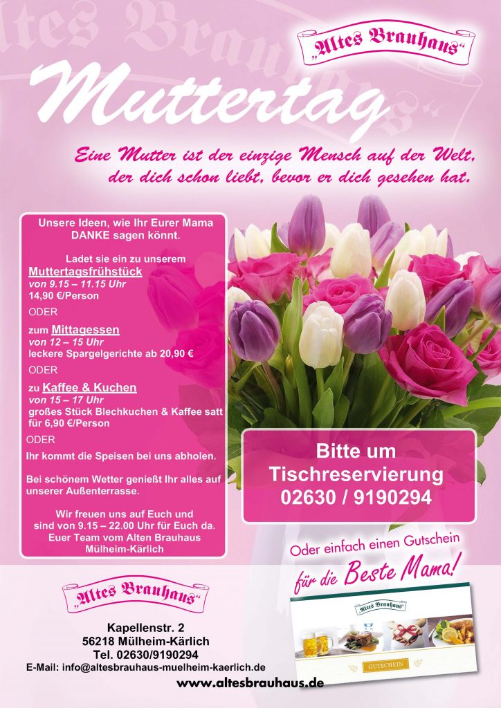 BMK Muttertag 2025 TAG