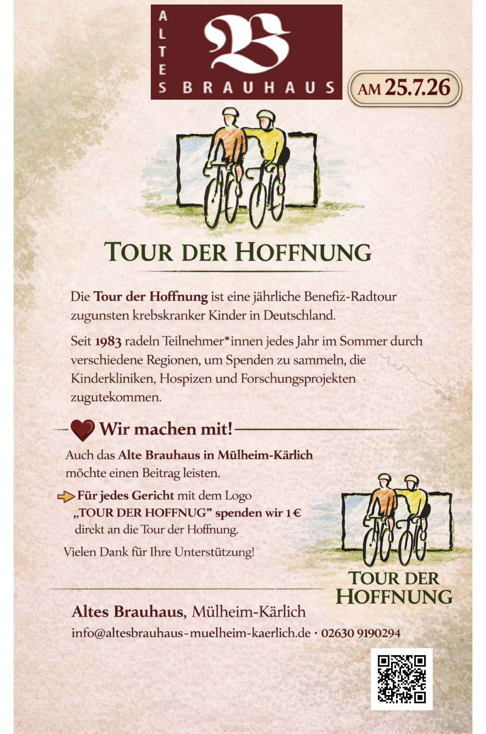 Tour der Hoffnung 2026