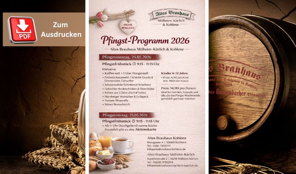 Aktion Pfingstprogramm